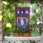 Stained Glass Mosaic Reclaimed Window Flower Box